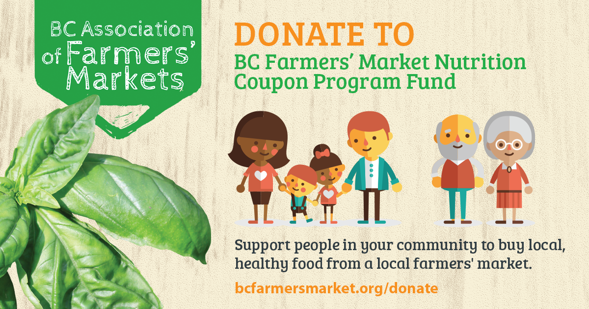 BCAFM Farmers’ Market Nutritional Coupon Program Lillooet Agriculture